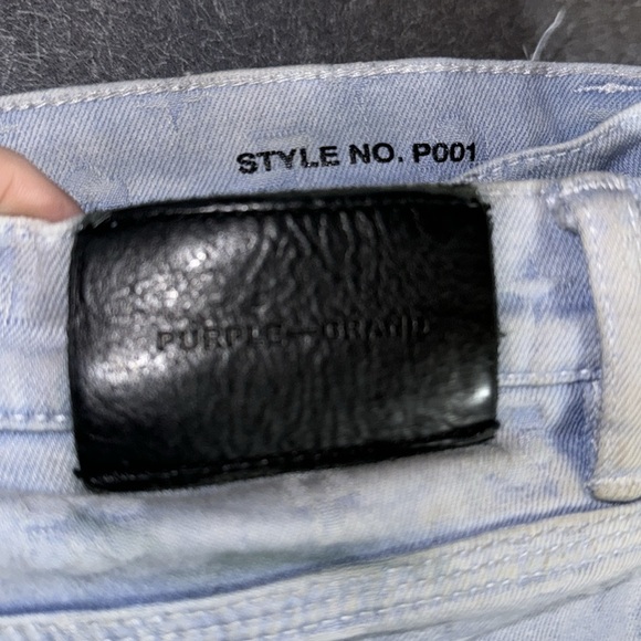 Men’s Size 31 Purple Jeans w Denim Print - Picture 4 of 4